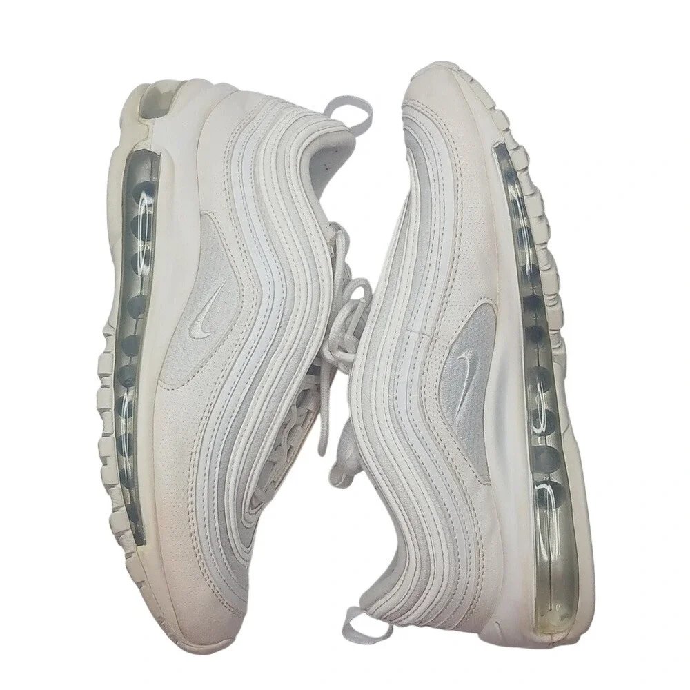 Nike Air Max 97 Kids‎ 6.5Y White 921522-104 Low Top Sneakers Athletic Shoes - Picture 3 of 8